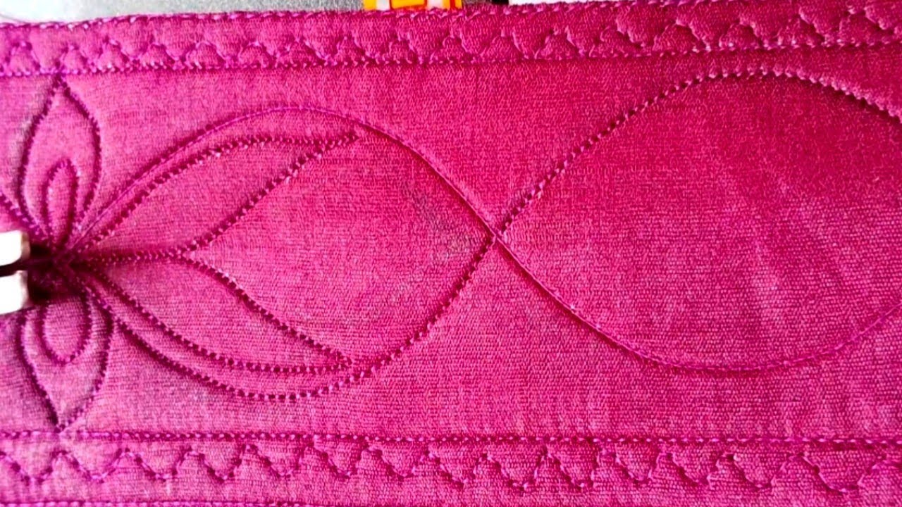 बनाने में आसान और देखने में सुन्दर 👌 beautiful Salwar Mohri Design #poncha #dishafashiondesigner