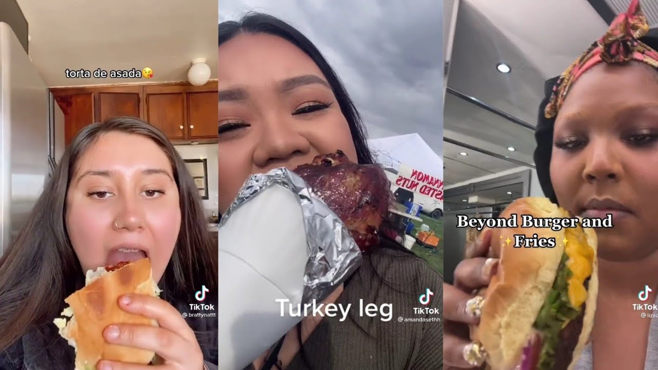 What i eat in a day tiktok compilation pt 2