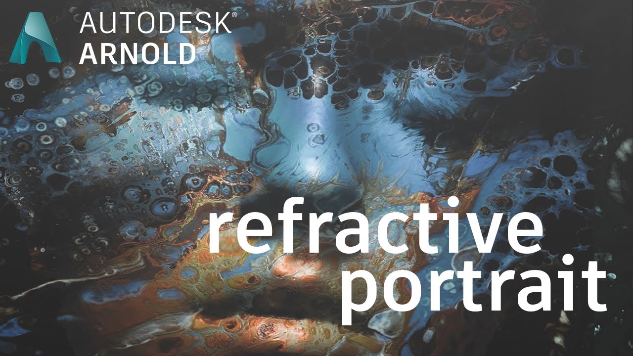 Arnold tutorial - Rendering a refractive portrait effect in MtoA