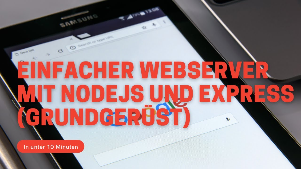 node js express Tutorial Deutsch Grundlagen Teil 1