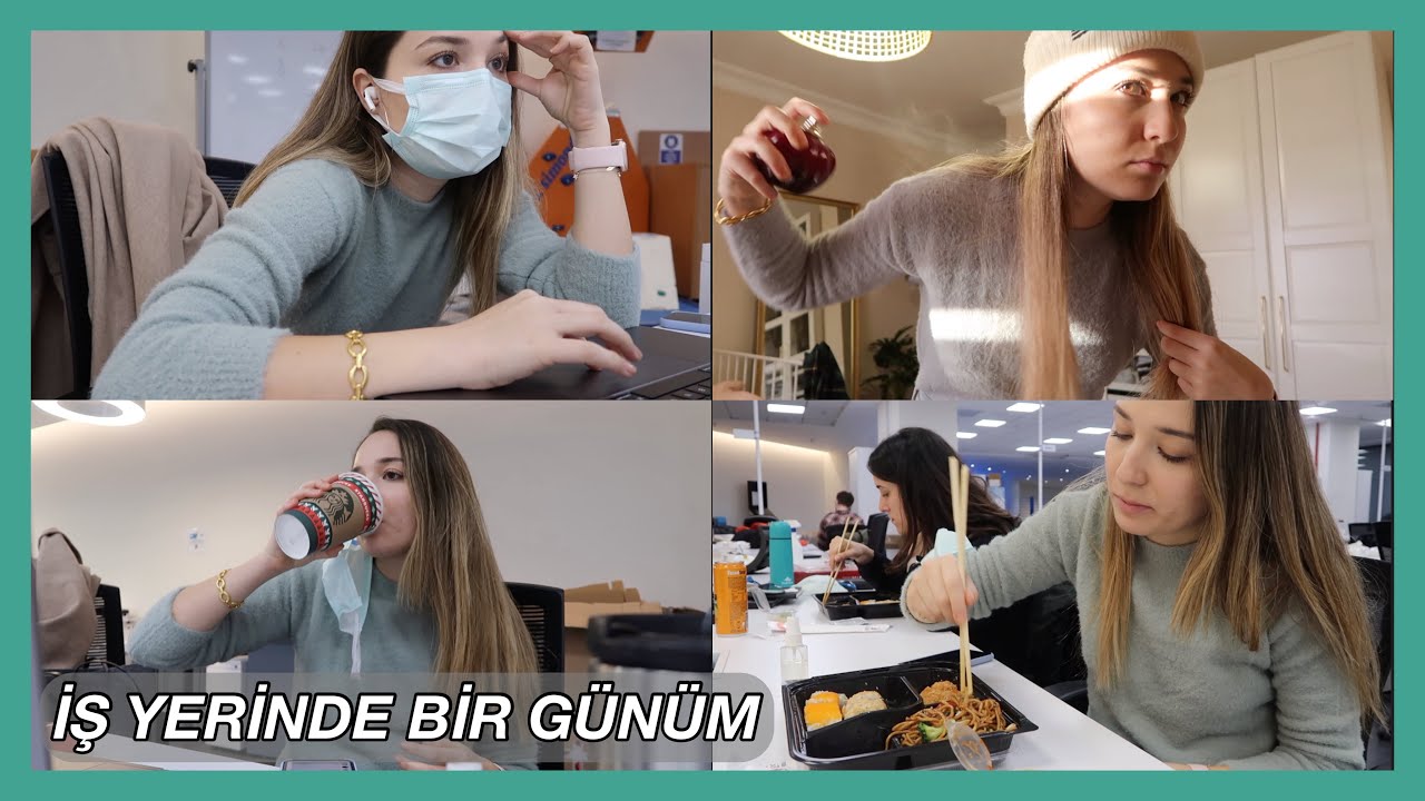 İŞ YERİNDE BİR GÜNÜM | OFİS VLOG, KURUMSAL HAYAT👩🏼‍💻 Benimle İşe Hazırlanın