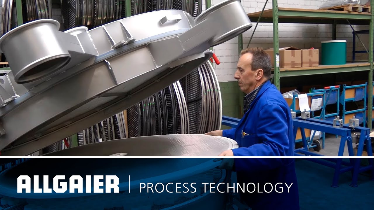 Allgaier Process Technology | VRS 1500 | exchange top deck