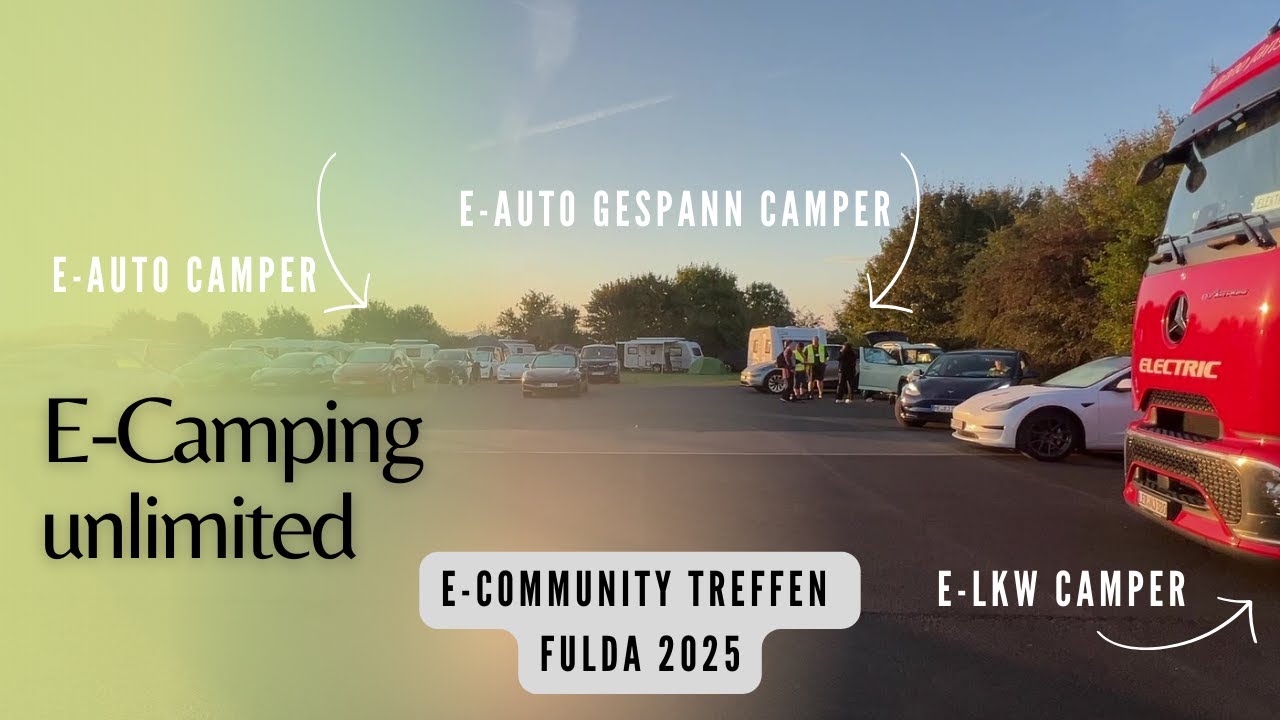 Vanlife elektrisch: Mega E-Camper Event in Fulda – Umbauten, Offroad & Lightshow