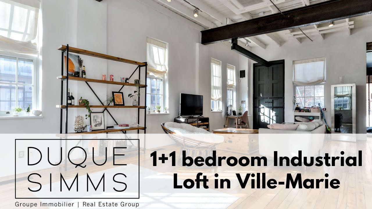 *RENTED* Spectacular, unique, authentic loft in Downtown Montreal, Presented by Duque Simms