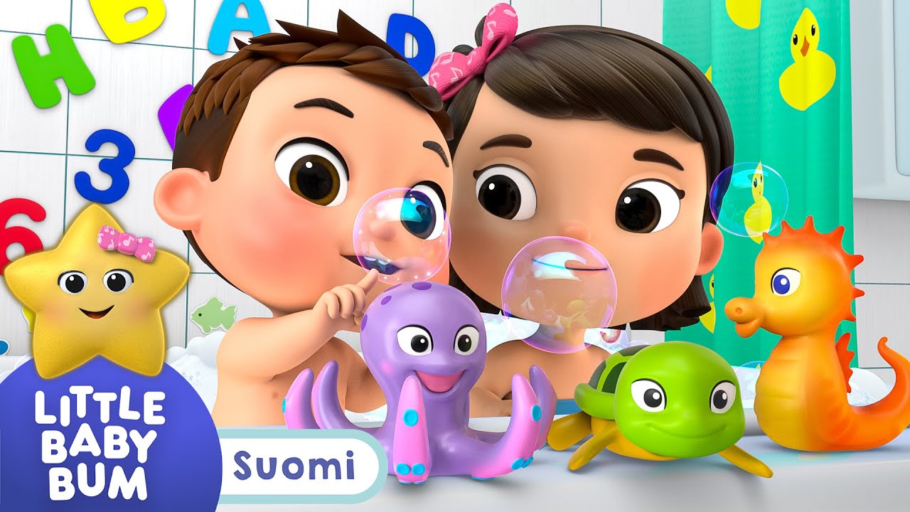 Kylpyleikki | Lastelaulude - Little Baby Bum suomi