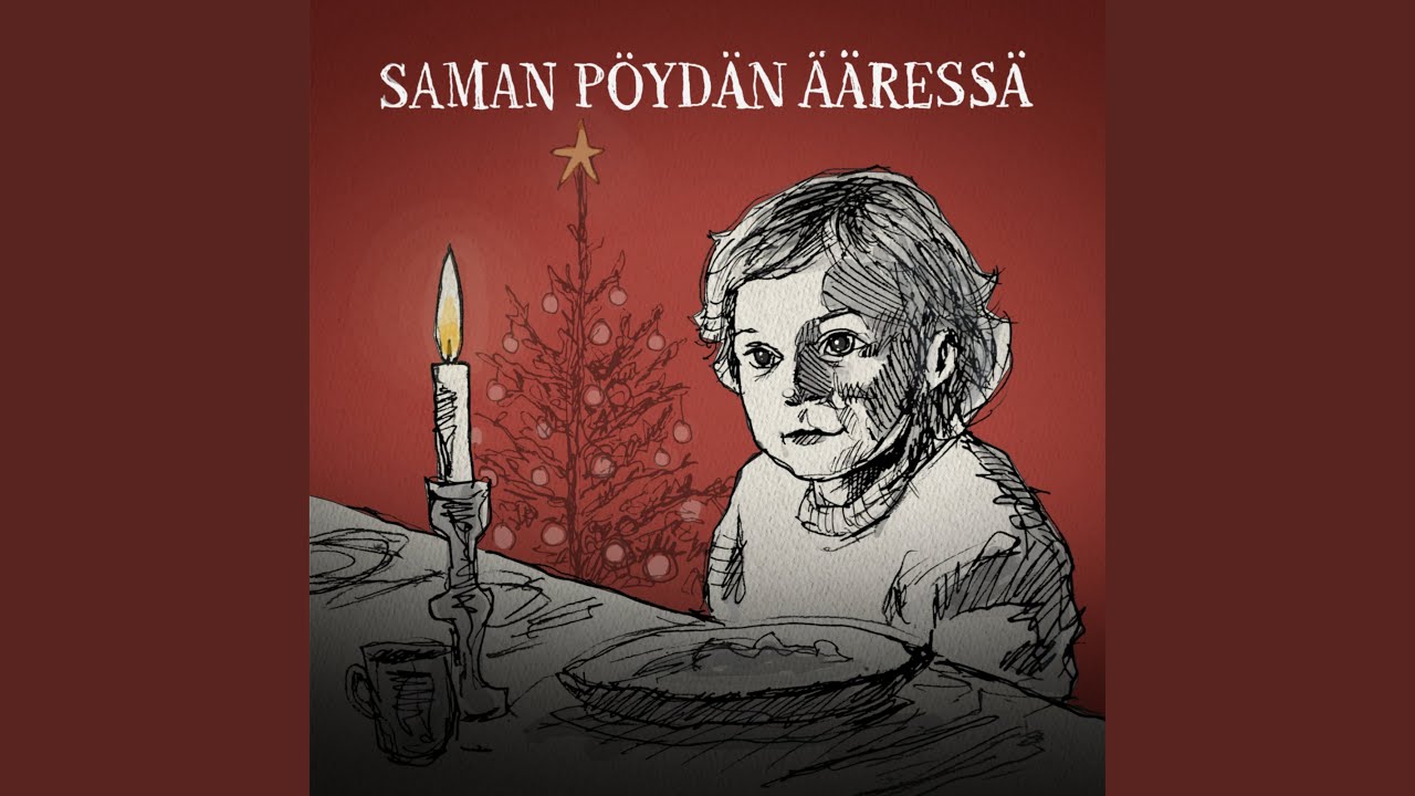 Saman pöydän ääressä