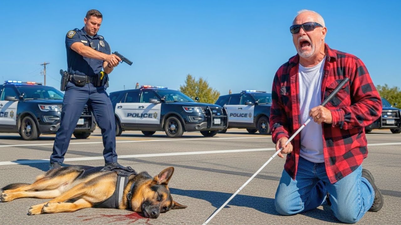 Police Tased a Blind SEAL Veteran and His K9 — 7 Minutes Later, a Convoy Arrived