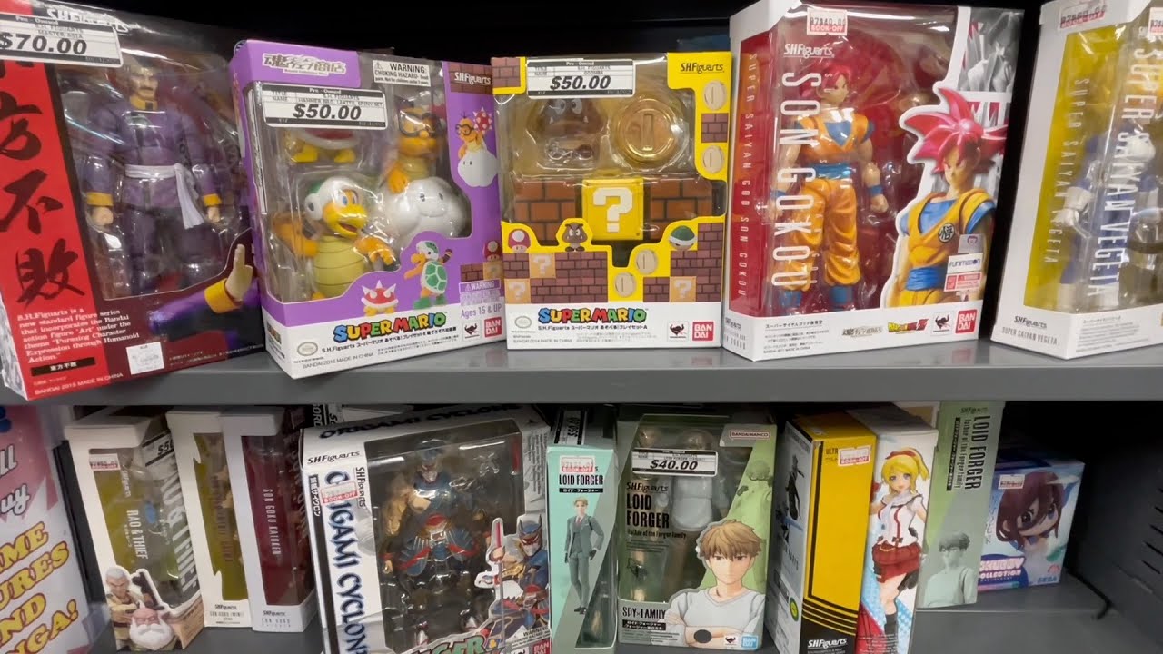 Фигурки по мотивам Super Mario Brothers, Dragon Ball, аниме, фигурки S.H Figuarts — самые популяр...