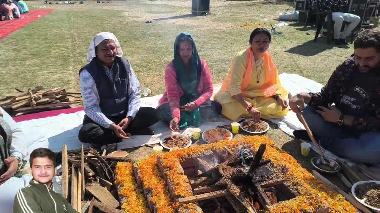 आर्य समाज कठुआ शताब्दी समारोह | 100 कुण्डीय महायज्ञ की पूर्णाहुति | बच्चों द्वारा हवन किया गया | 