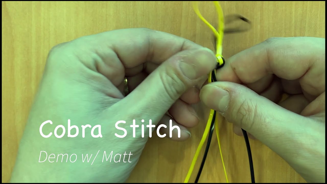 How to do the Cobra stitch with Lanyard
