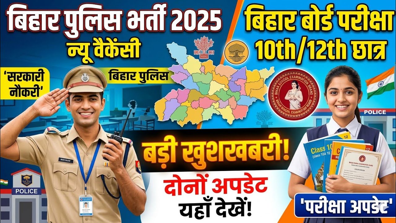 Bihar Police Constable New Vacancy 2026 | Bihar Board Class 9 & 10 NCERT निचोड़ 🔥