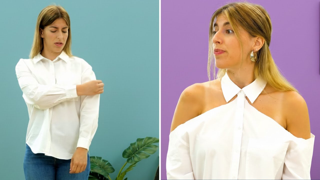 Make Cool New Outfits with Just a Few Cuts & Simple Sewing Tricks! ✂️