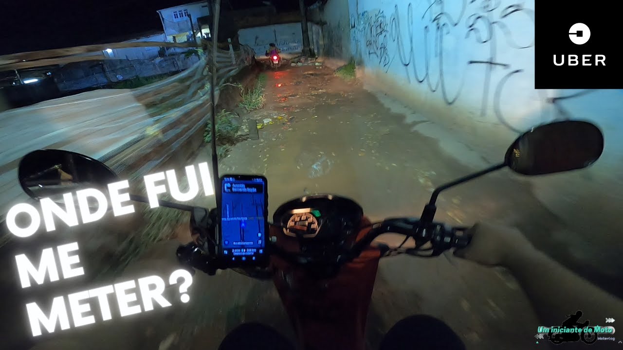 MISSÕES NA UBER MOTO | ONDE FUI ME METER?! 😰