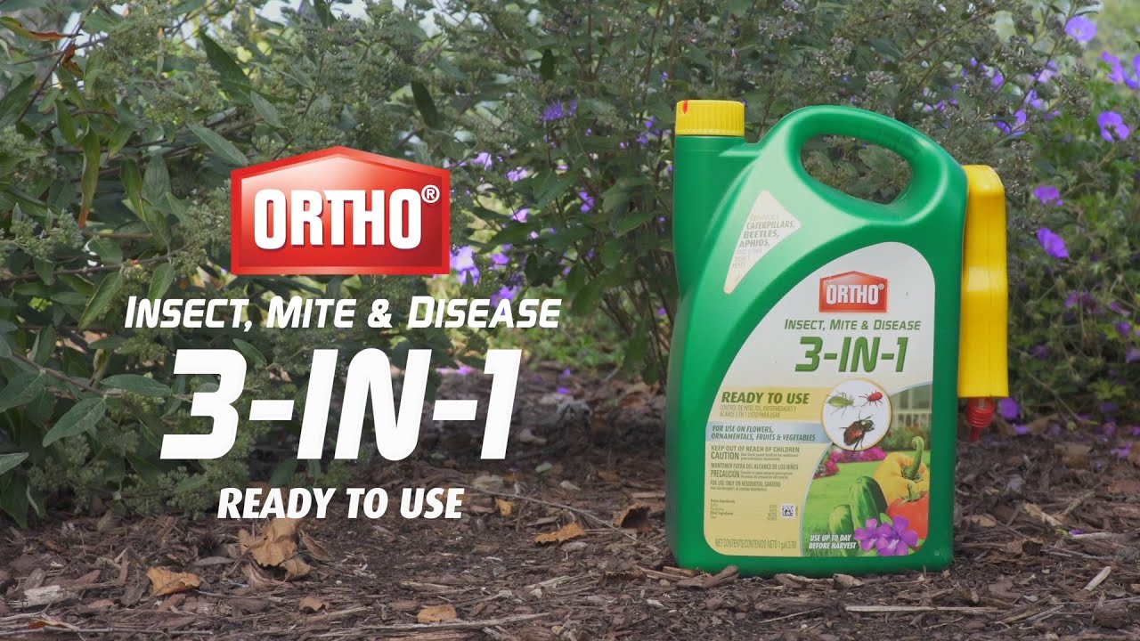 How to Keep Insects out of Your Garden Using Ortho&reg; Insect, Mite & Disease 3-in-1 Ready-To-Use Spray