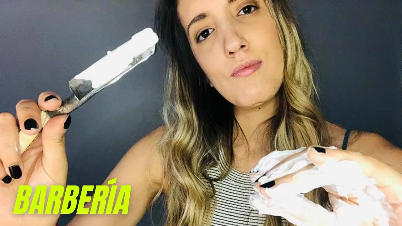 ASMR  en Español 🪒 BARBERÍA  - Sonidos Cosquillosos - Roleplay en español - Stefania asmr