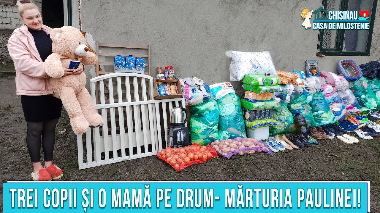 Trei copii și o mamă pe drum mărturia Paulinei !