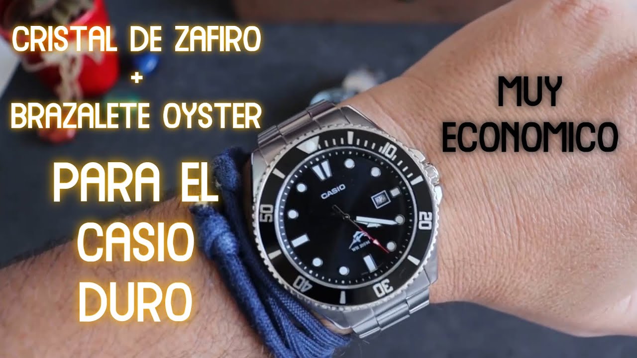 Casio MDV106 Duro con ZAFIRO y brazalete OYSTER