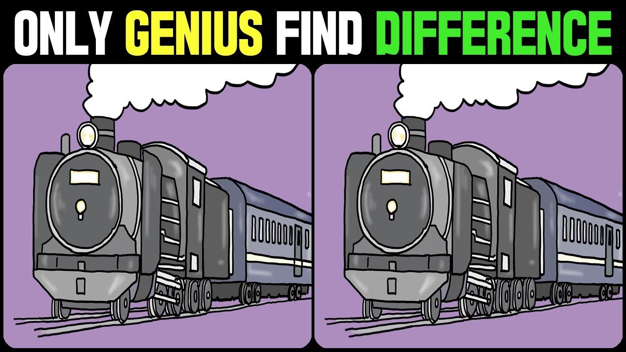 Spot The Difference : Only Genius Find Differences [ Find The Difference #63 ]