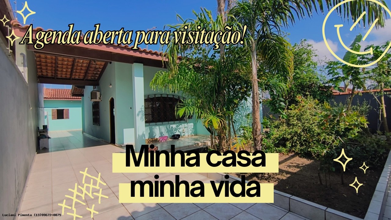 Ref. 472 - Casa para venda em lote inteiro com 4 dorms pertinho do mar em Itanhaém SP