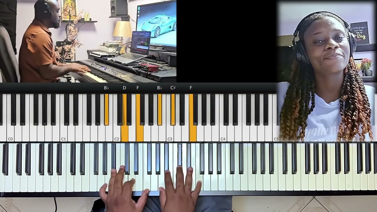 Advanced Piano Chords - Holy Forever by Ceci winans Piano Cover