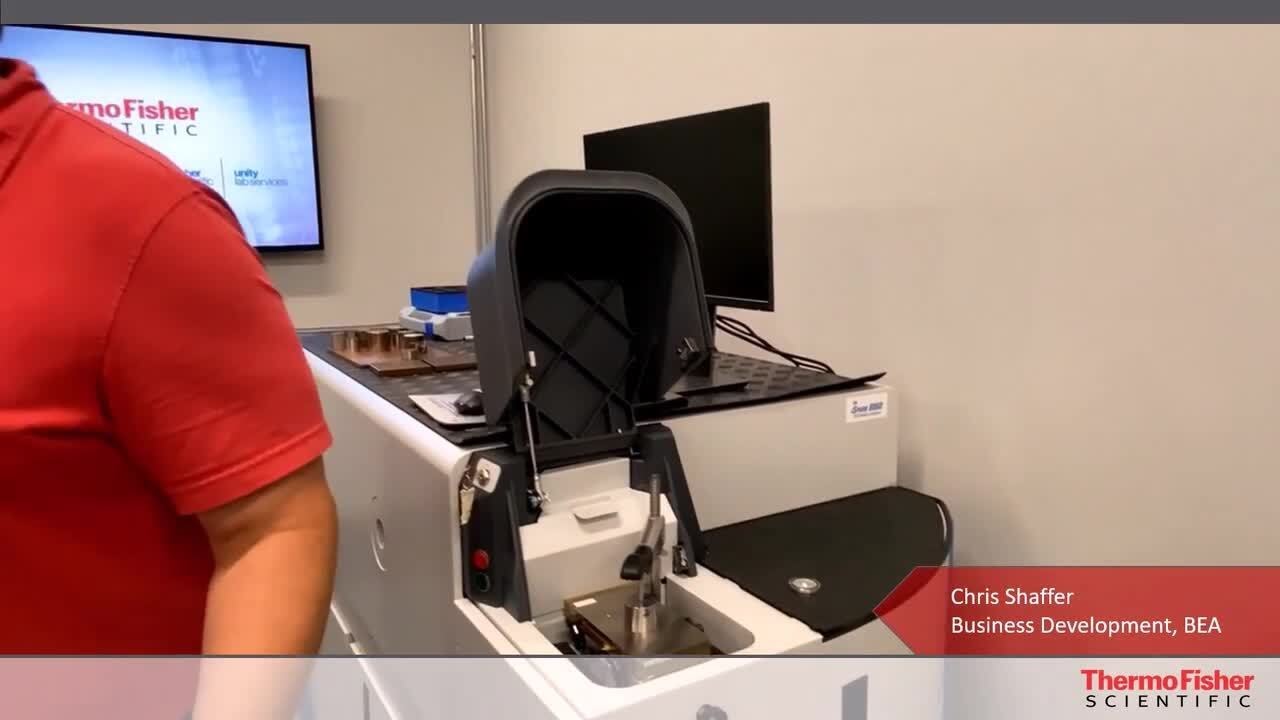 A sneak peak inside Thermo Fisher Scientific demo applications lab in Houston for OES, XRF and XRD