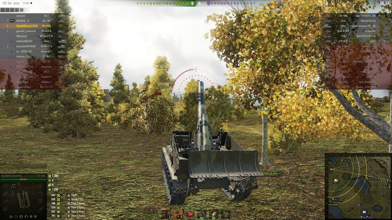 World of Tanks Просто бой на Т92