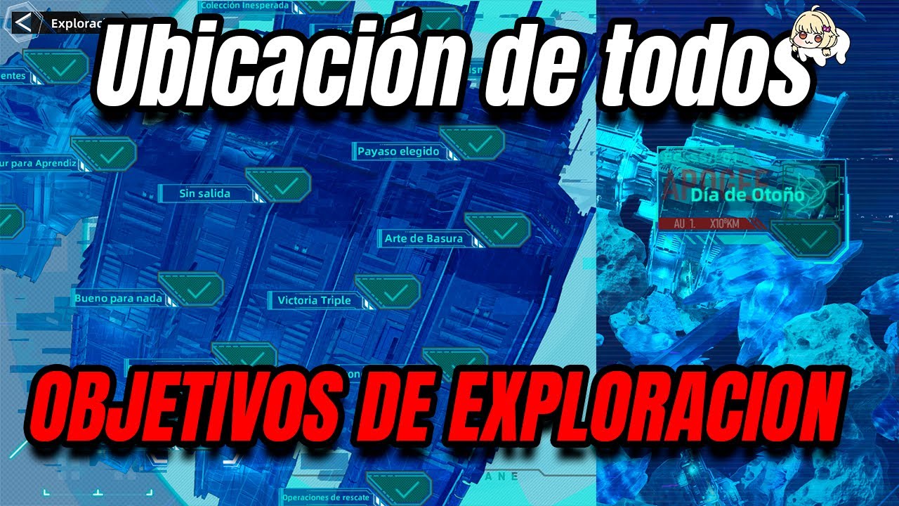 TODOS los OBJETIVOS de EXPLORACIÓN de Tower of Fantasy 5.2