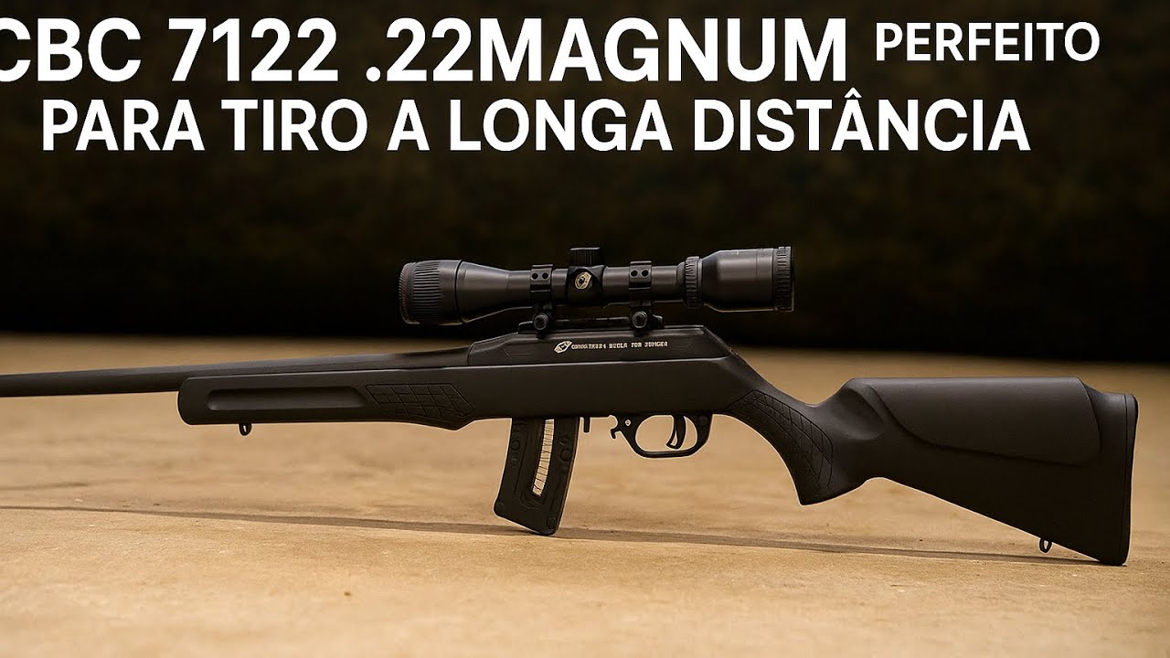 Carabina CBC 7122 Semi-Auto (.22 Magnum) 🔥 Potência, Precisão e Desempenho no Esporte!