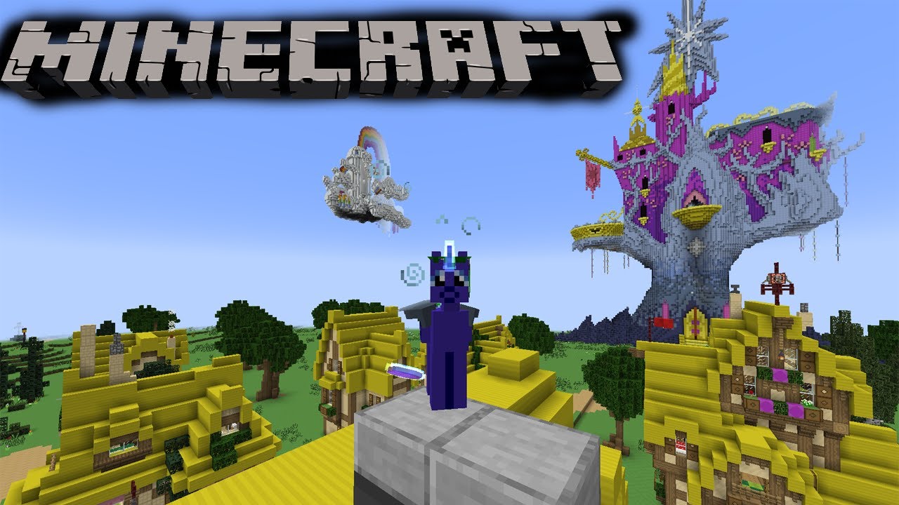 Equestria in Minecraft! - AMAZING REALISTIC MINECRAFT MAP!