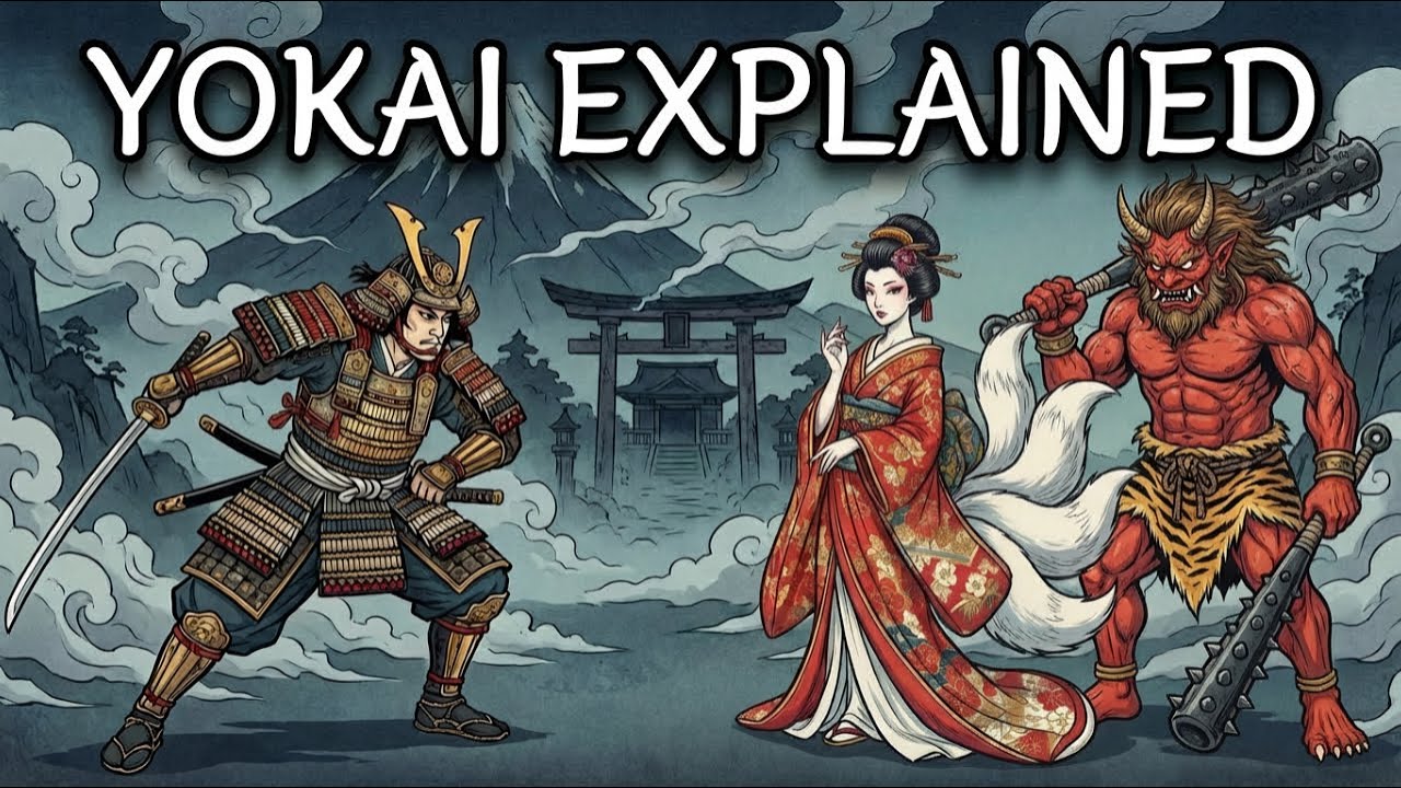 Yokai Explained in 15 Minutes 🏯🗾🗻 - Japanese Mythology Folklore and List