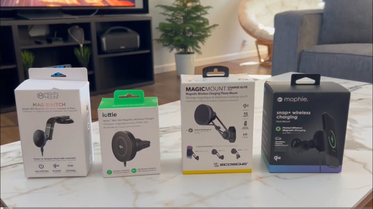 Battle of The Best Qi2 MagSafe Wireless Chargers! Mighty Mount vs iottei vs mophie and Scosche