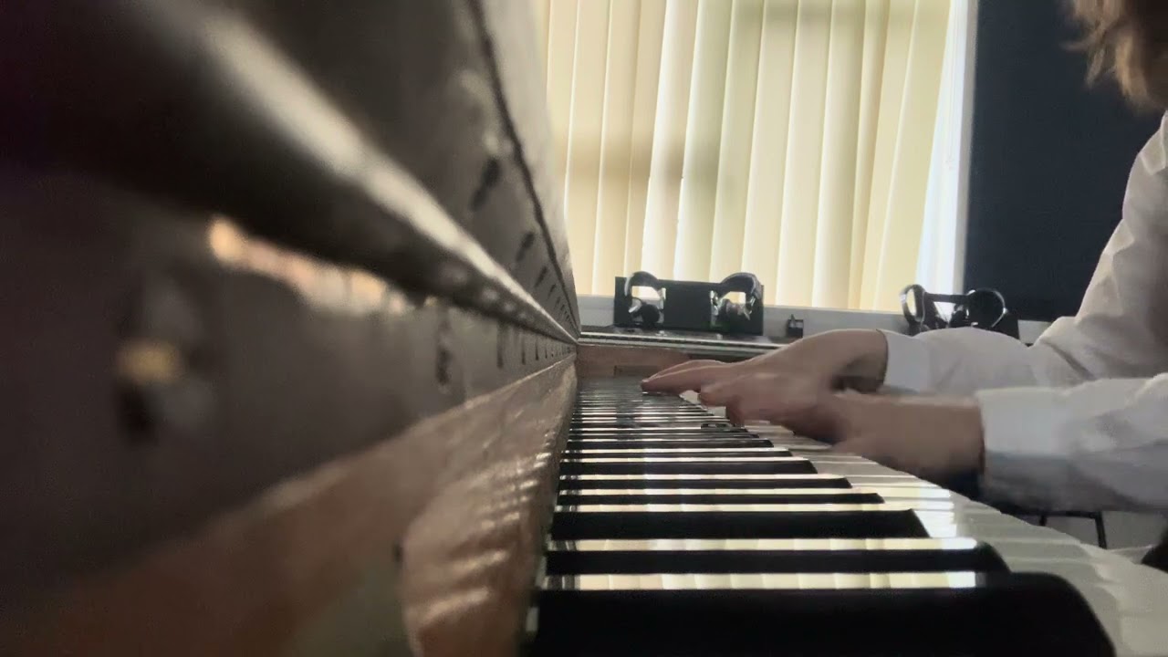 shinitai chan again but on a better piano and my friend interrupts me for water