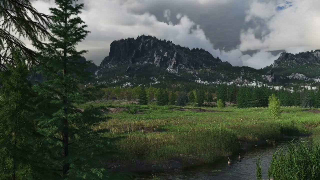 Terragen Timelapse: Meadow View