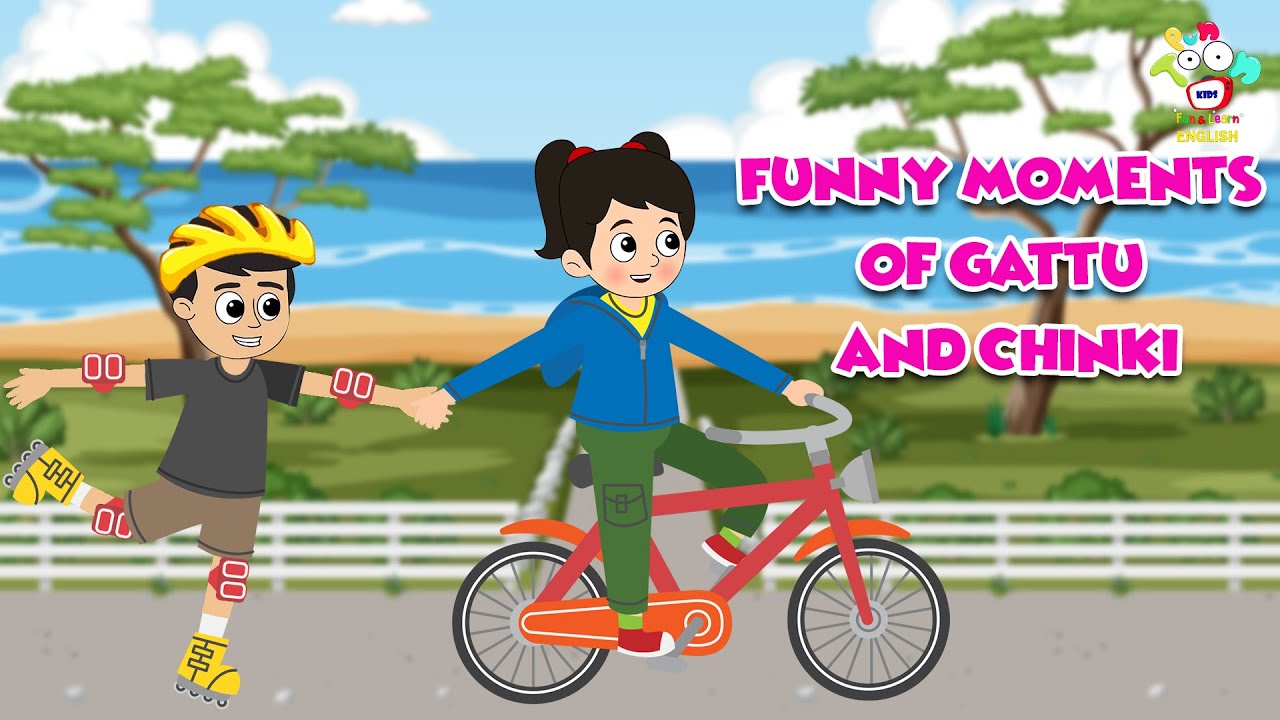 Funny Moments of Gattu and Chinki | English Moral Stories | English Animated | English Cartoon