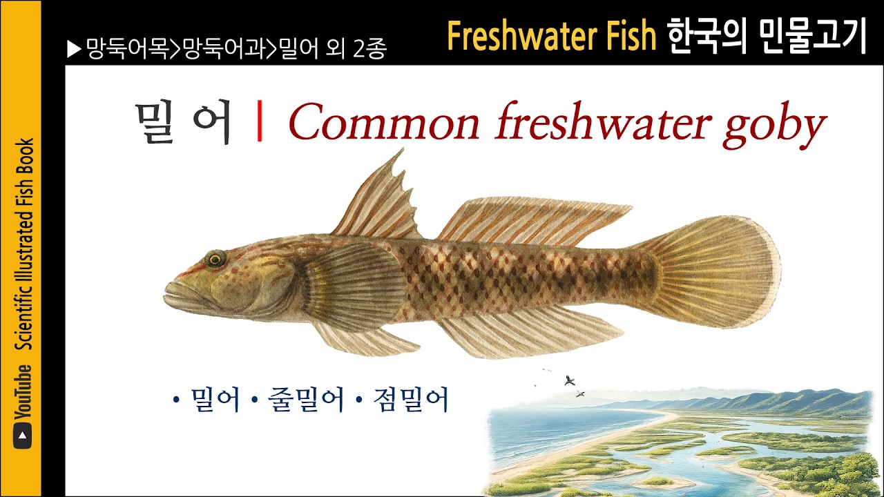 망둑어목 제4편  | 밀어 외 2종 | 민물고기도감