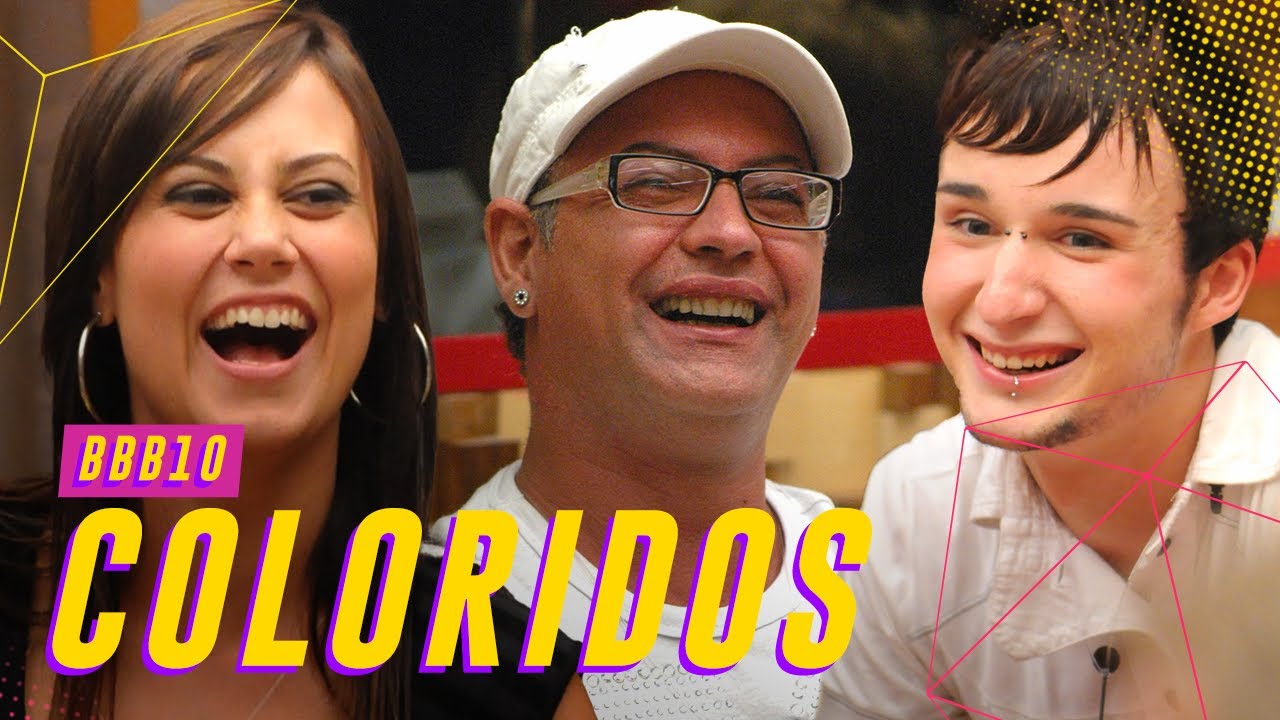 DICÉSAR, SERGINHO E MORANGO: OS COLORIDOS DO BBB10 🌈 | BIG BROTHER BRASIL 10
