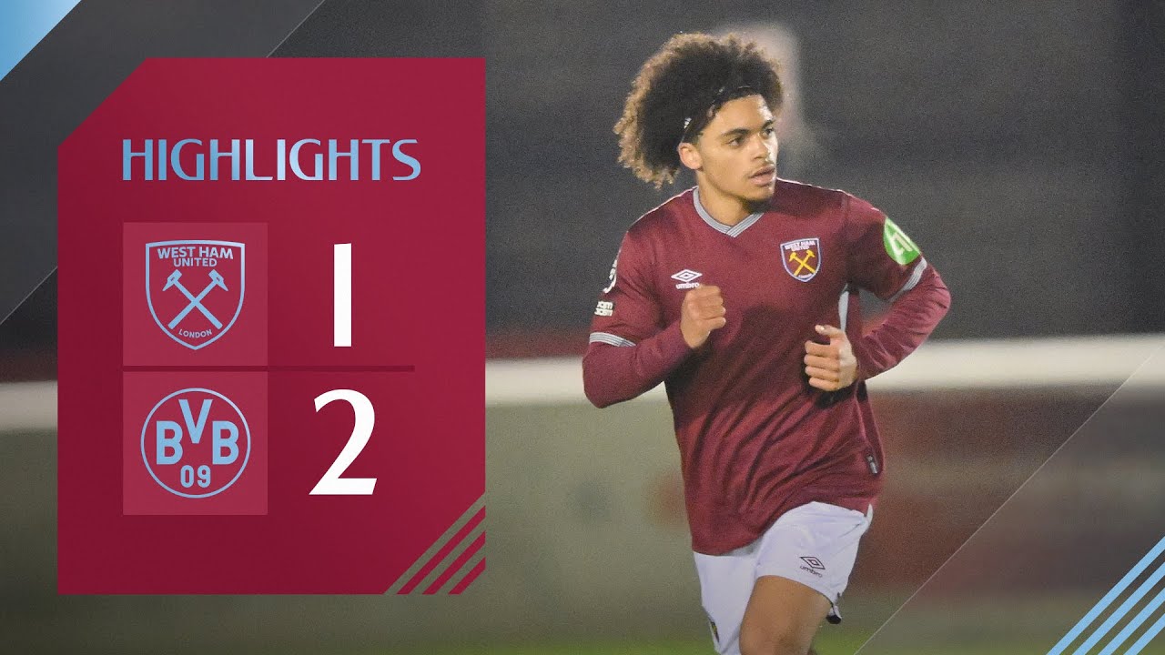 West Ham United U21 1-2 Borussia Dortmund U21 | Premier League International Cup Highlights