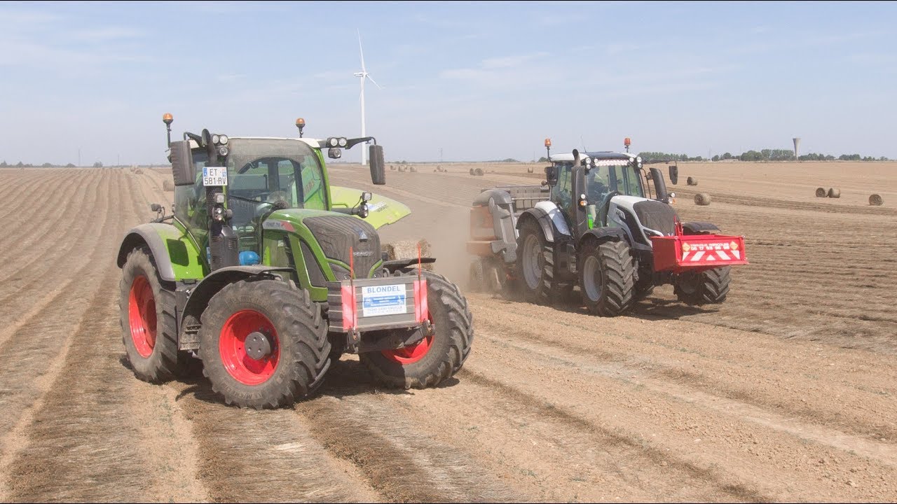 🇫🇷 Enroulage de lin en Normandie | X4 Enrouleuses | X3 Fendt