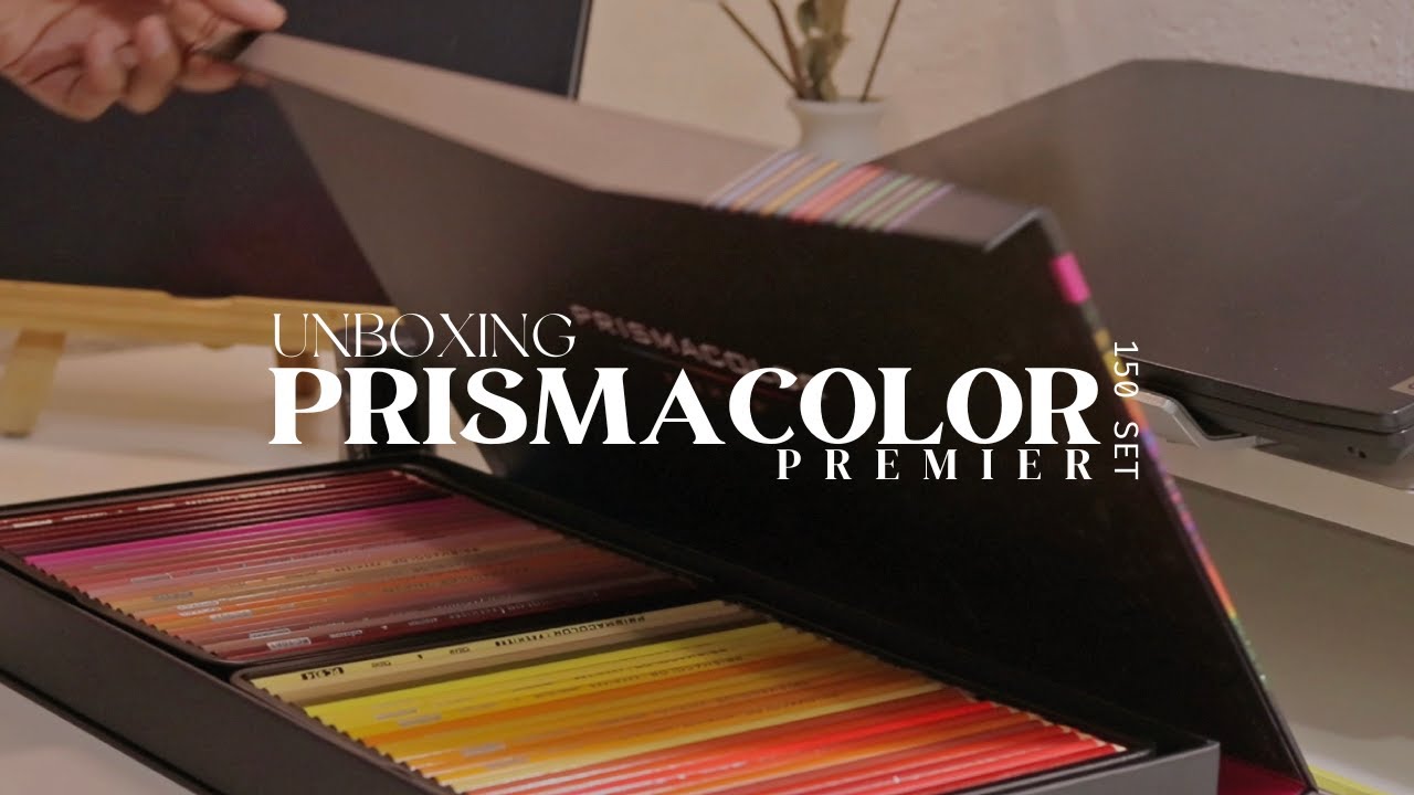 unboxing 150 prismacolor premier colored pencils ✨✍🏻