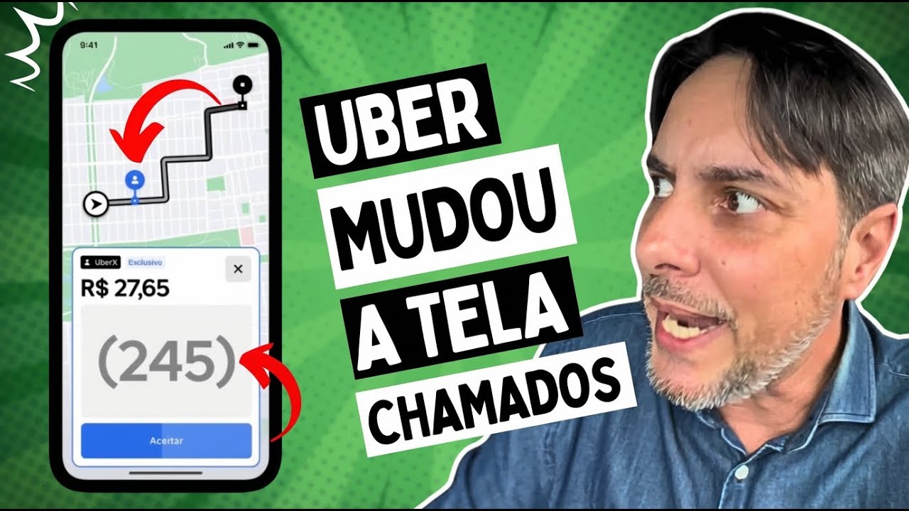 👉 UBER MUDOU A TELA DE CHAMADOS&hellip; MAS TEM UM DETALHE!