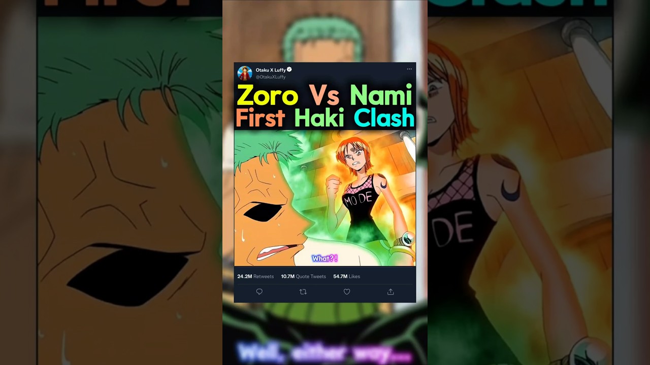 Zoro Vs Nami #shorts #onepiece #zoro