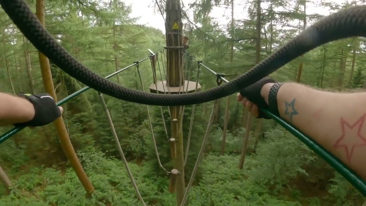 Day out at Go Ape Dalby Forest.