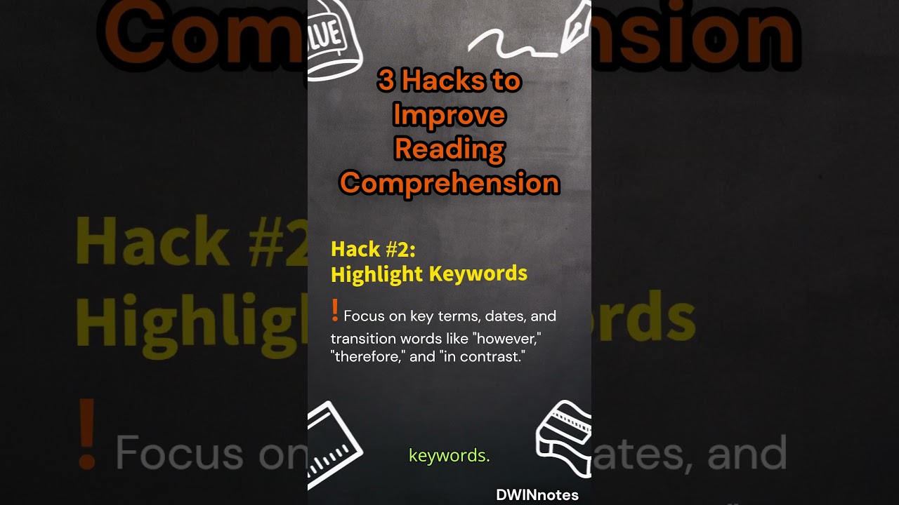 3 Hacks to Improve Reading Comprehension