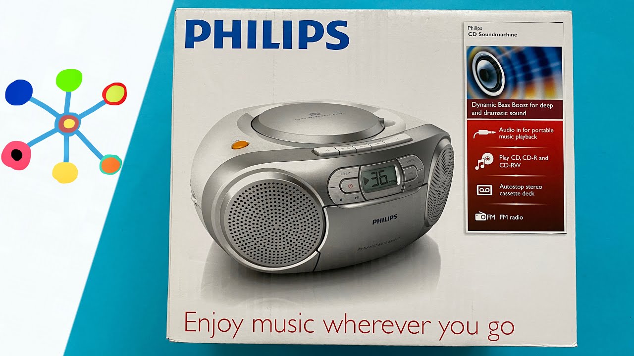 🎼🔊👉 PHILIPS AZ127 CD SOUNDMACHINE