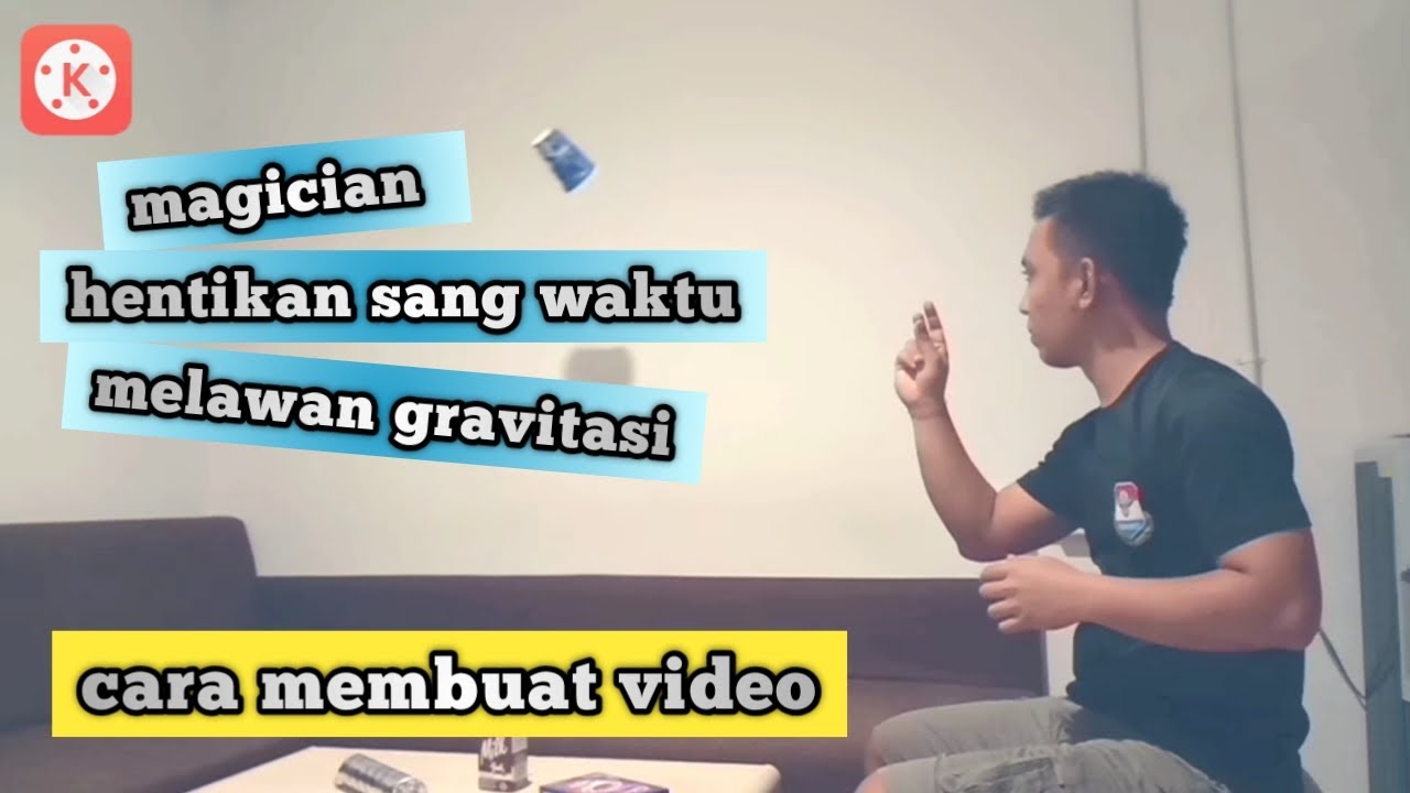 Cara edit video magic di kinemaster BENDA MELAYANG seperti magician