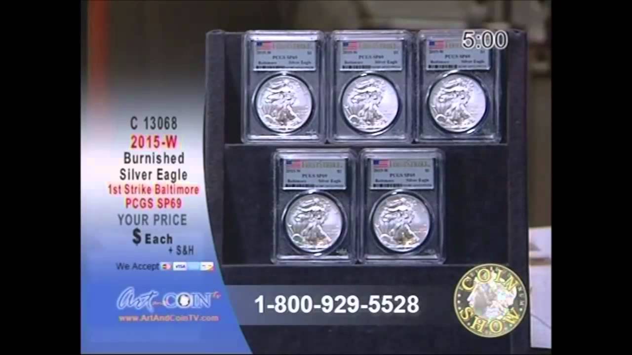 2015-W Burnished Silver Eagle from Baltimore Show on Art and Coin TV