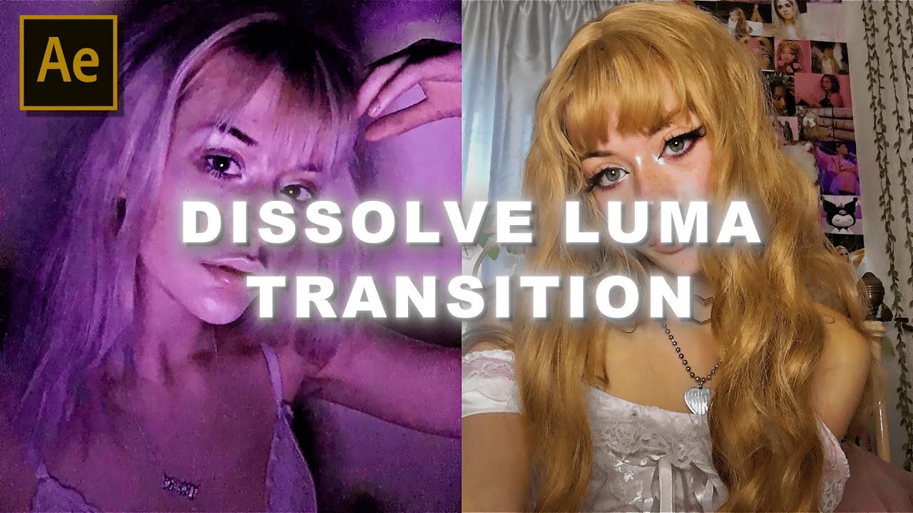 HOW TO : DISSOLVE LUMA TRANSITION | After Effects Tutorial