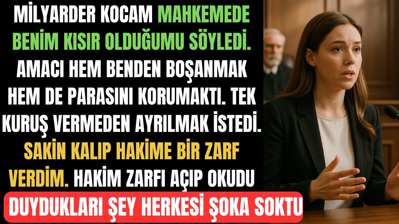 Milyarder Kocam Mahkemede Kısır Olduğumu İddia Etti, Ama Hakim Zarfı Açınca...