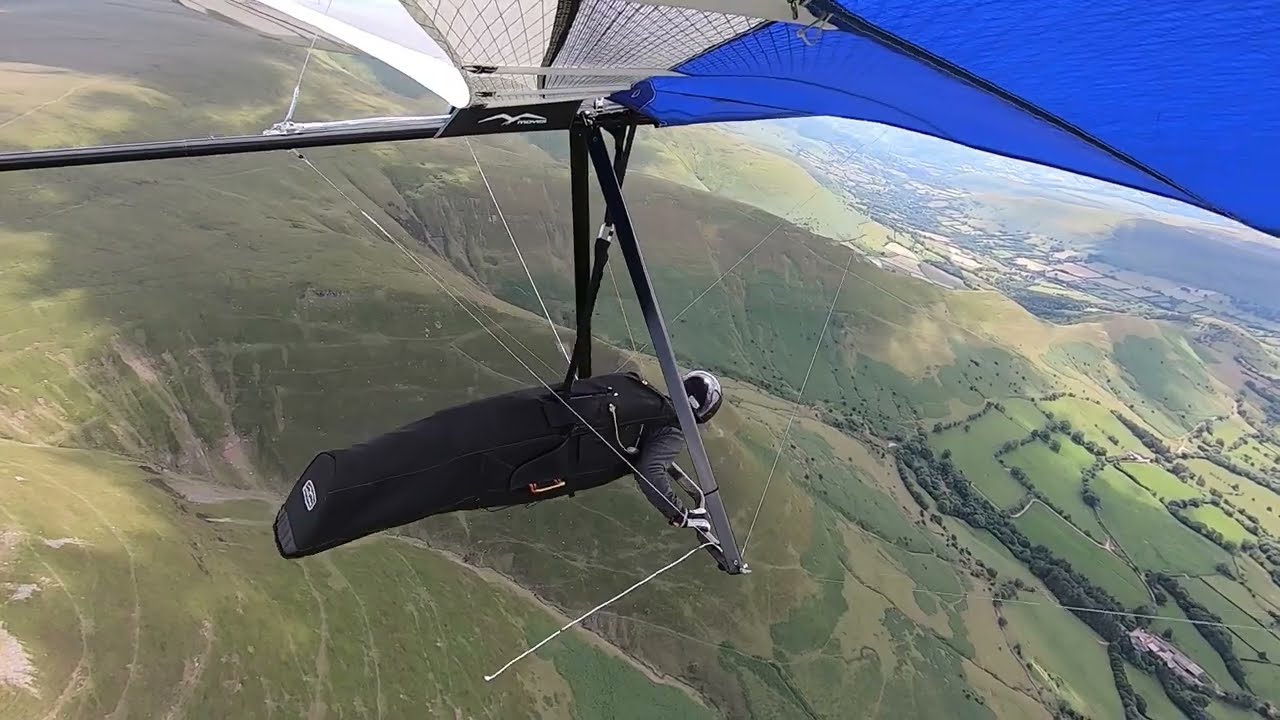 Hang Gliding over Hay on Wye