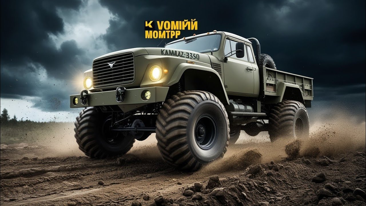 KAMAZ-5350 Mustang ОБНОВИЛИ! Этот грузовик рвёт бездорожье